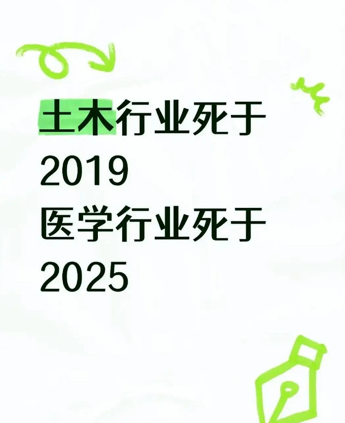恭喜各位没有报考医学的考生，你们才是理智的。据说今年医学报考遇冷，完全可以理