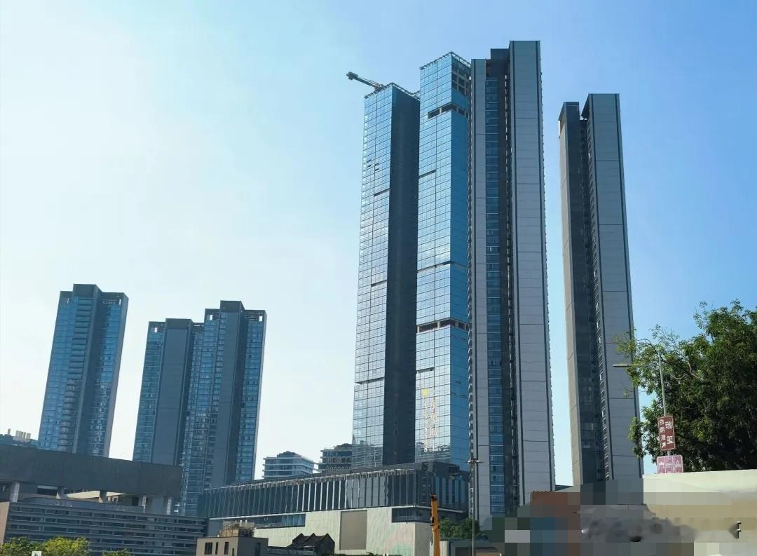 白鹅潭CBD最高建筑是华润瑞玺，也是目前为止芳村区域最高地标，颜值担当。唯一美