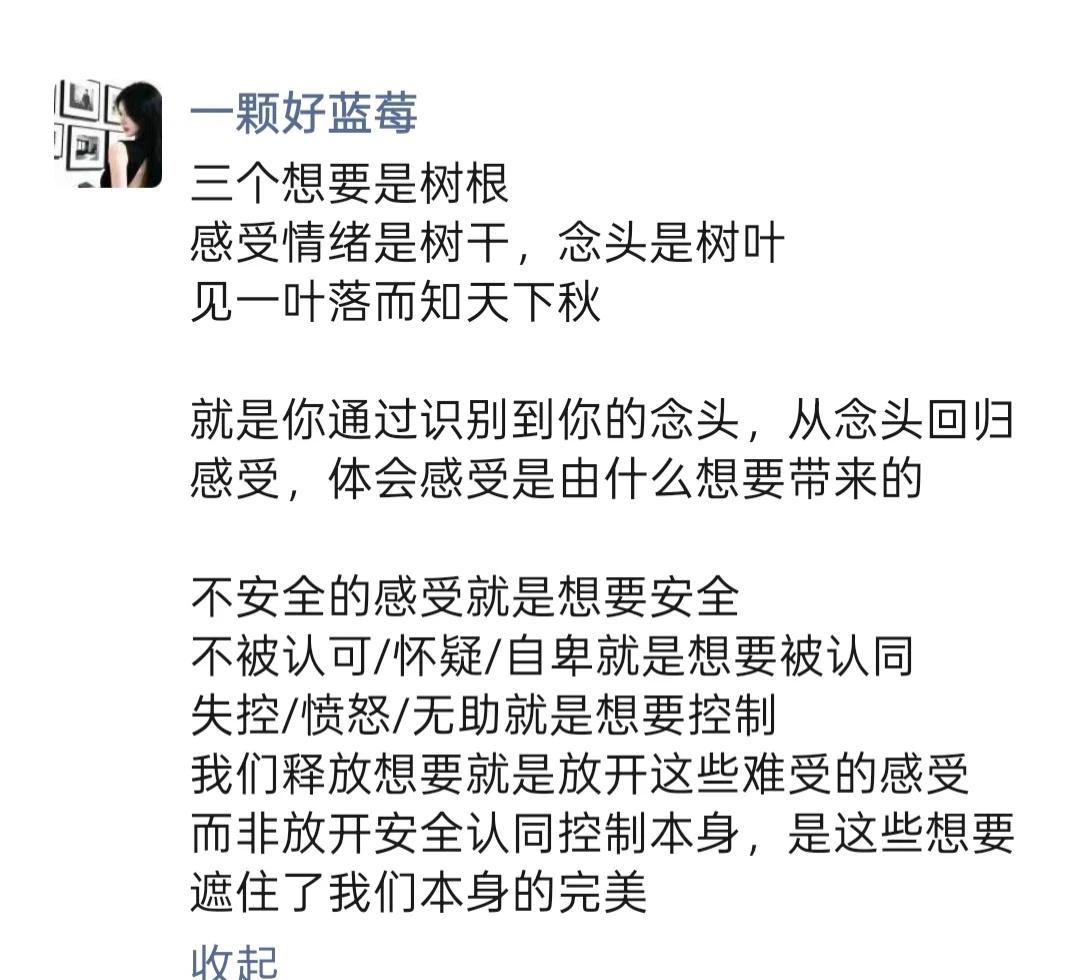 🫐5.7三个想要和念头