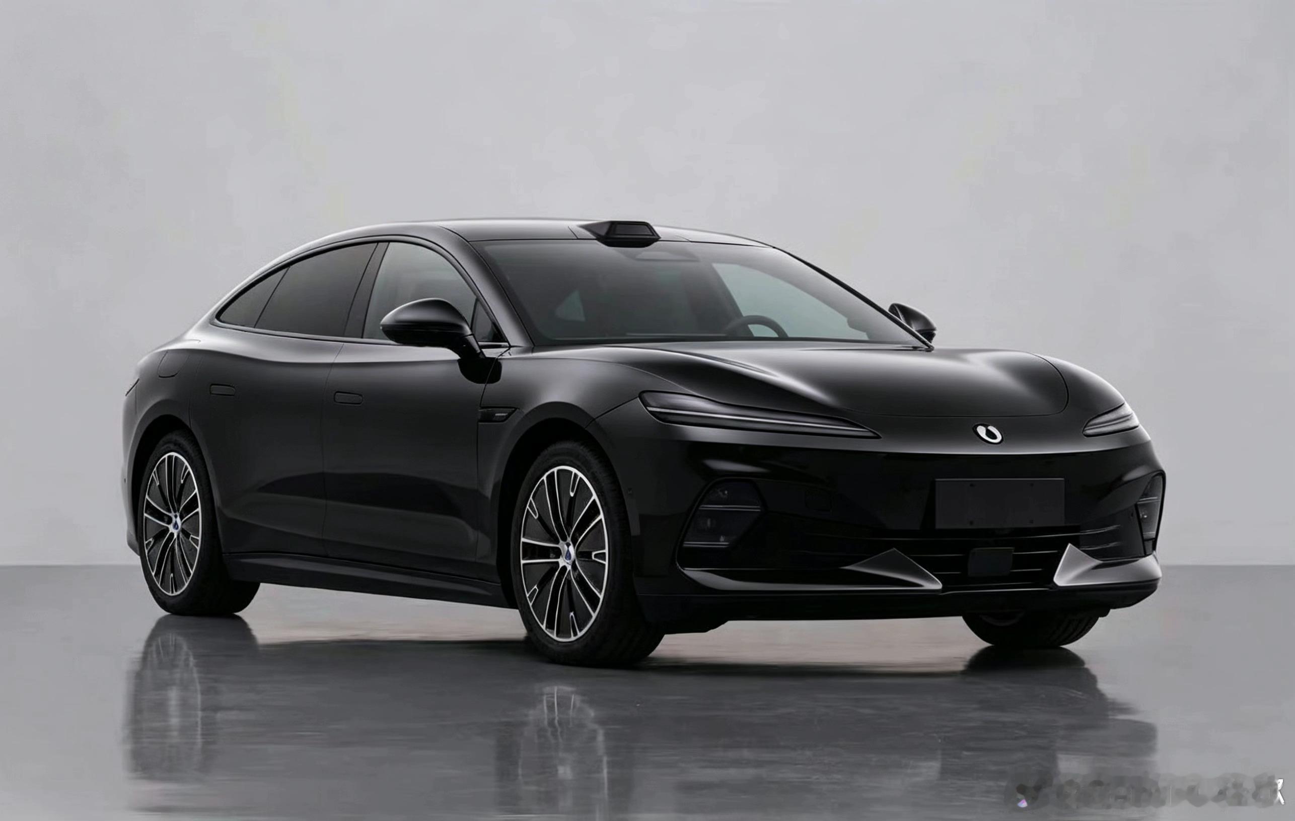 可能是申报图的颜色太艳了，换成黑色的腾势Z9大家觉得如何？