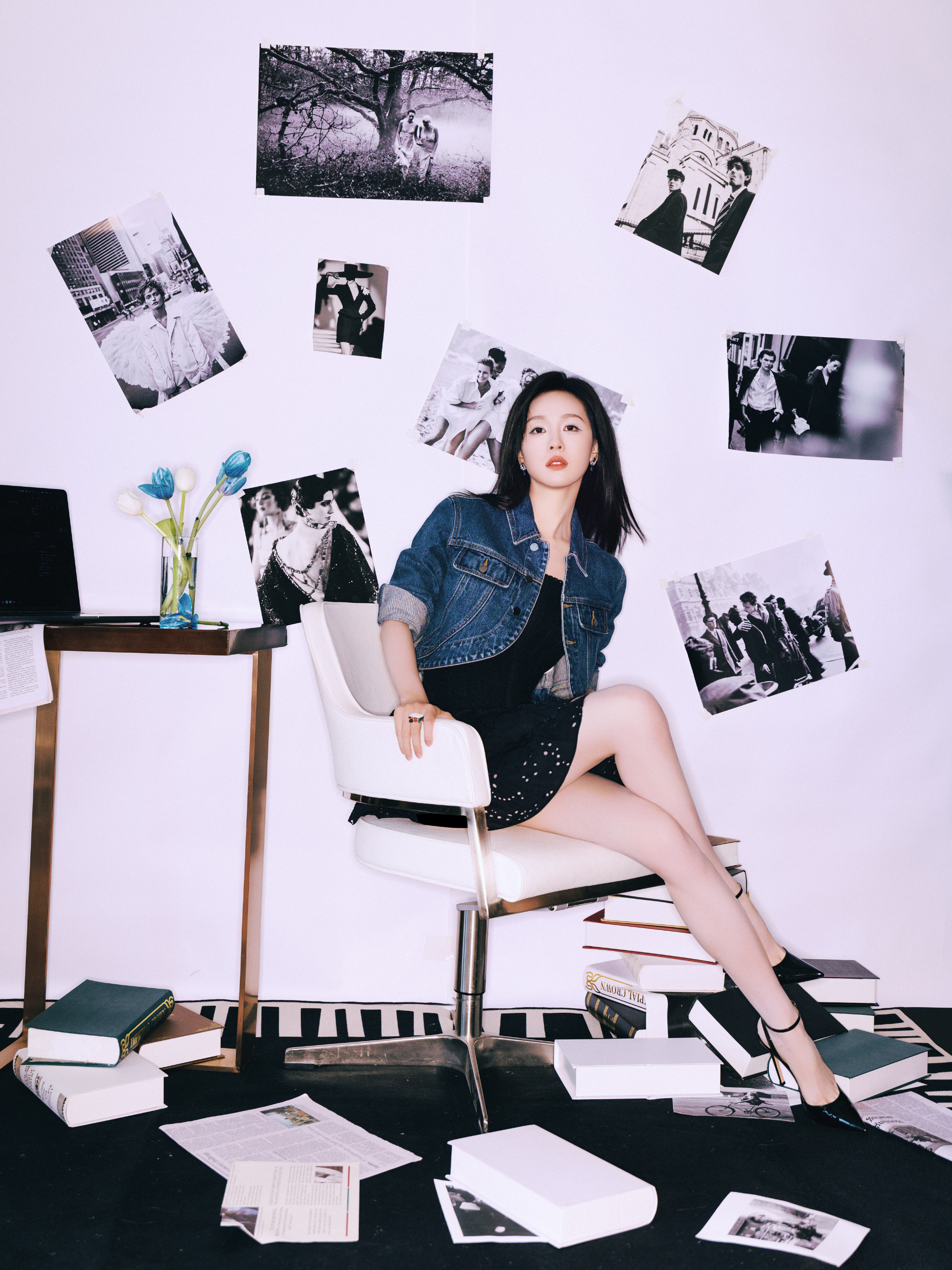 陈都灵，高跟妆造型美腿精选图集。陈都灵