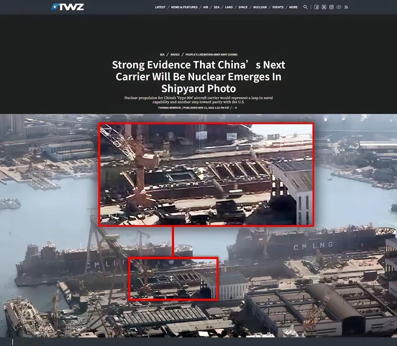 军迷们，实锤了！一南一北各一艘。一艘姊妹舰，一艘方盒舰。这次有图有真相了！