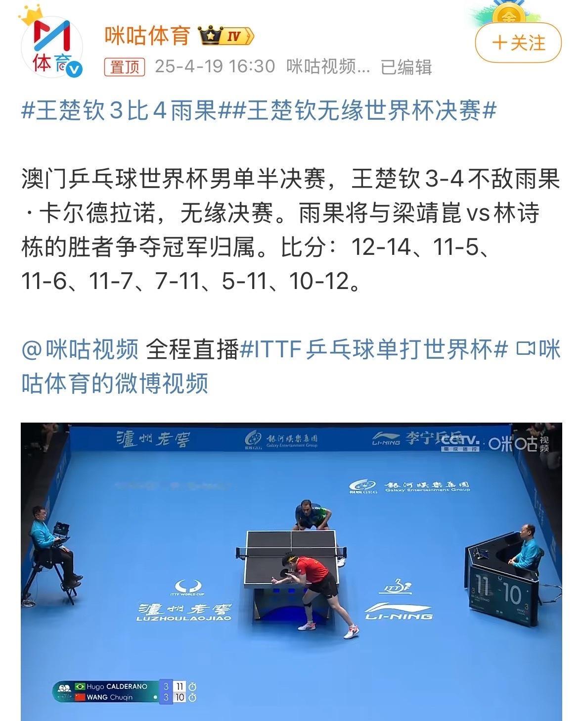 王楚钦说孙颖莎很棒毕竟孙颖莎在一定程度上也是带王楚钦复仇了呀[666][66