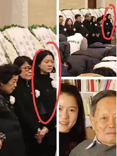 奶奶看杨先生追悼会时说：“翁帆在子女心里的分量，看她站的位置就懂。”当年翁