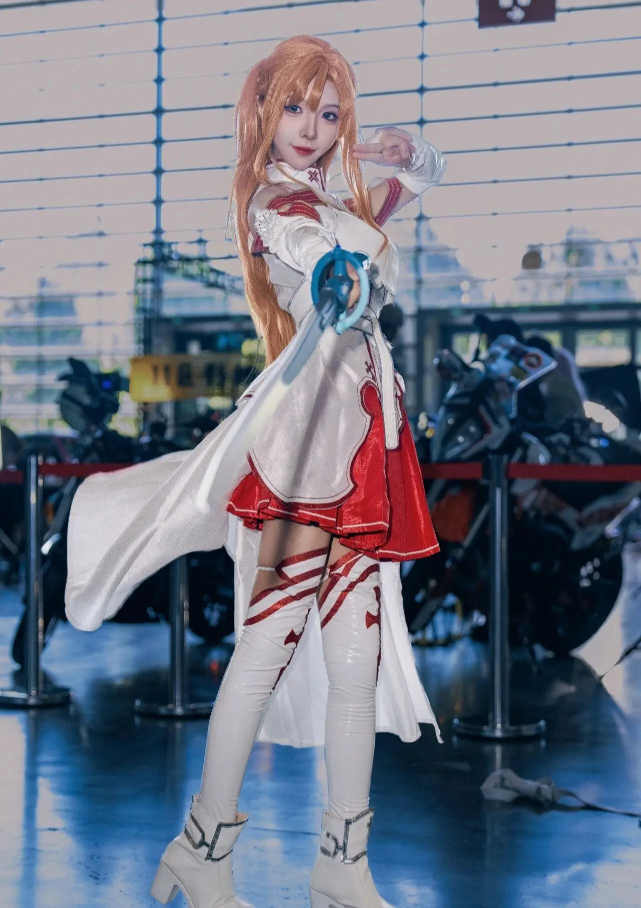 二次元cosplay 二次元漫展cosplay 亚丝娜cos 刀剑神域...