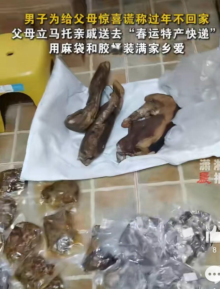 刷到这新闻直接破防鼻酸！重庆殷先生随口跟贵州父母开了句“可能不回家过年”的玩笑，