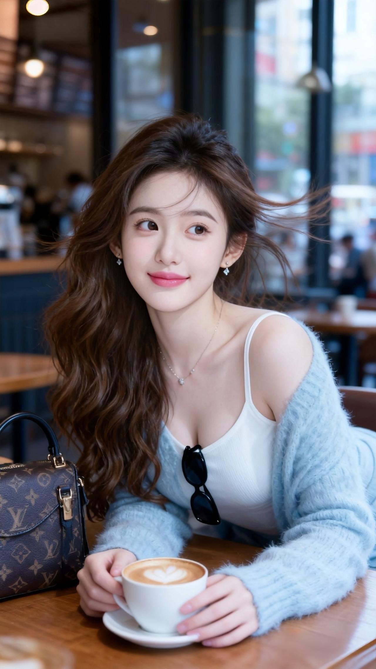 少女风写真照甜美少女风优雅自信穿搭分享