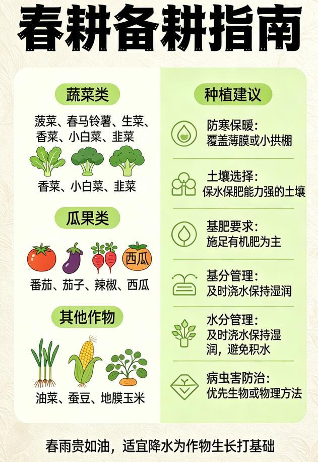 春耕种菜，这4件事做不对，白忙一季！盼来了春天，是不是急着翻地播种？别冲动！春