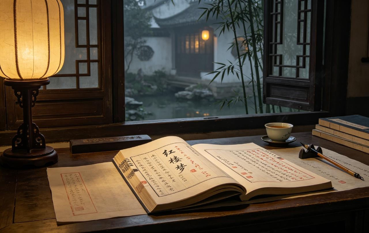 前几天去表姐家吃饭，上高二的外甥女“啪”一声把《红楼梦》摔在桌上，嗓门都拔高了：