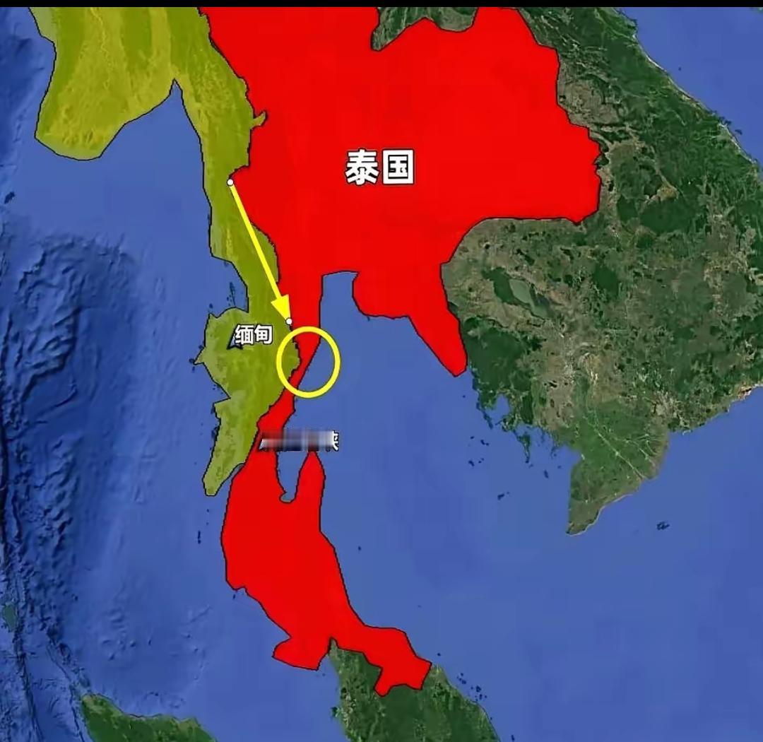 我跟你说，刚刚刷地图，看到泰国，差点没把我给整懵了。这国家的身子，在地图上，差点