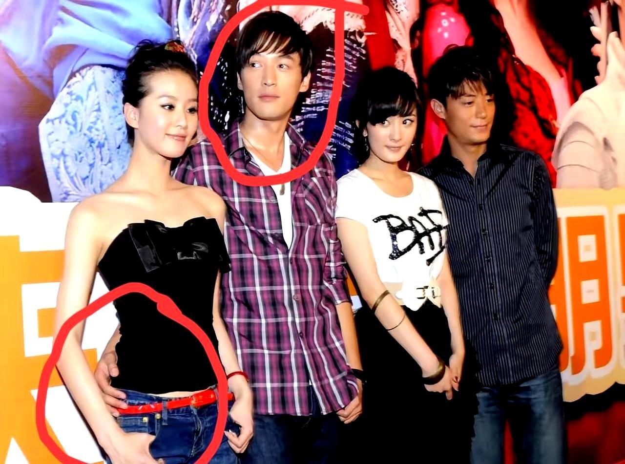 17年后才看懂，胡歌搂腰冒的汗不是爱。一张老照片。胡歌的手搭在刘诗诗腰上，