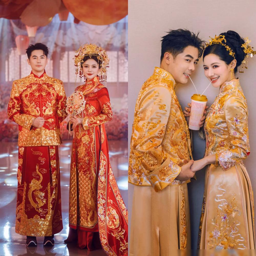 果然企业家不是谁都能比的​霸王茶姬创始人结婚照曝光​真的没想到，除了结婚