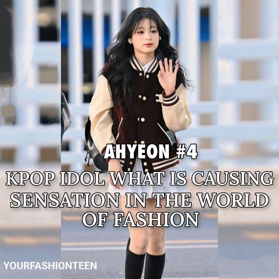 AHYEON被《YourFashionTeen》评为当下第四重要时尚指标人物
