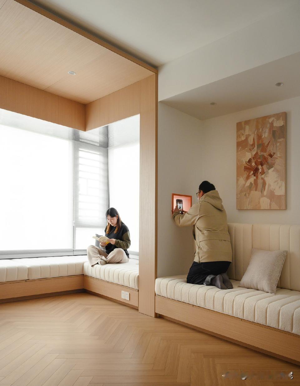 最巧妙飘窗台设计，丑户型直接逆袭✨谁懂啊家人们！以前总觉得飘窗台是个“鸡肋”—