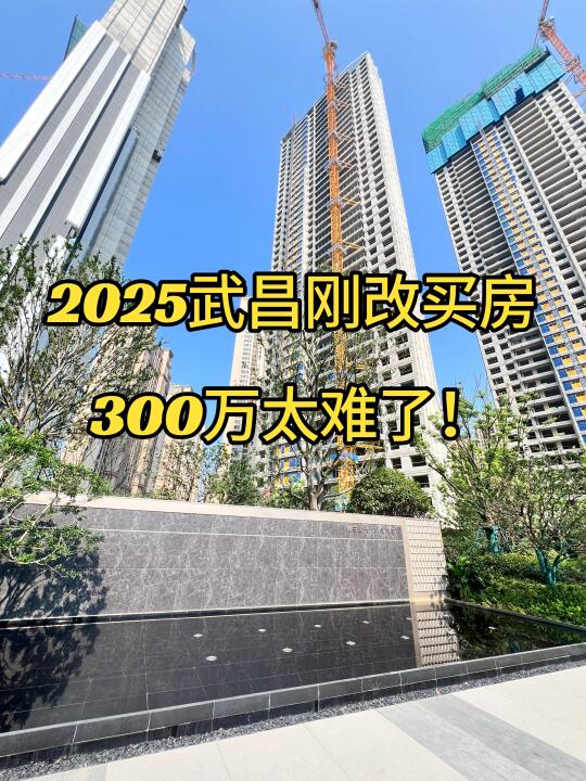 2025武昌刚改买房，300万太卑微了！