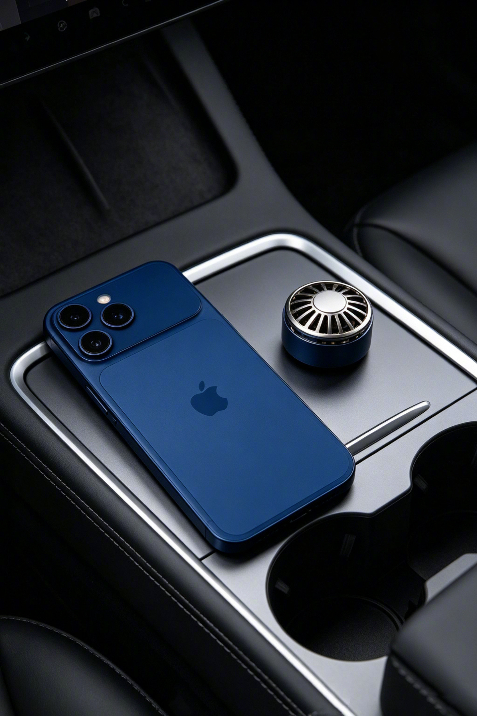 iPhone18Pro新配色星邃蓝假想渲染图对比iPhone17Pro的