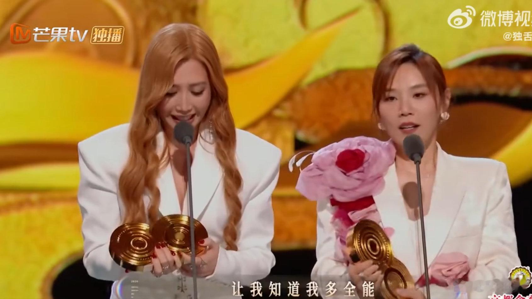 ALin李佳薇声生不息全能奖ALin和李佳薇拿下全能奖太值了，每一个舞台都用