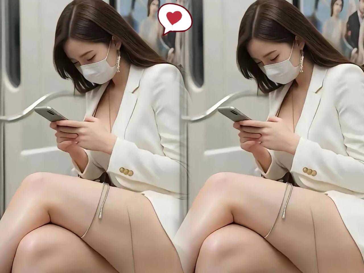 地铁里奶白西装裙女生被偷拍，一条短视频点赞千万，这流量狂欢里藏着多少没人在意