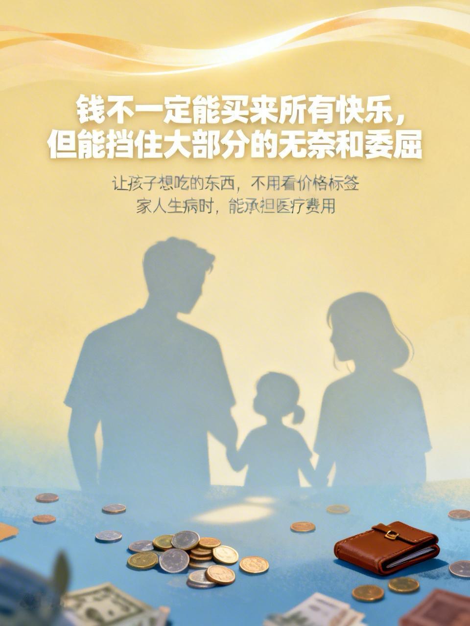 其实，很多人拼命赚钱，并非是有多爱钱，只是不想在生活中处处都要“踌躇”和“心疼”