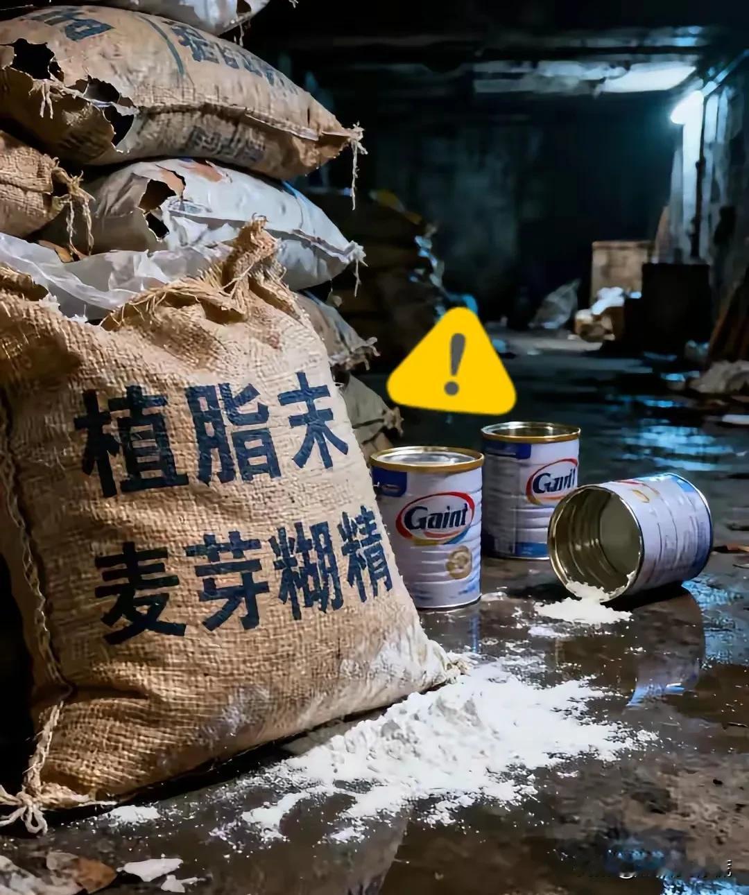 太可怕了！然而，最可怕的不是假奶粉，而是坏了的人心。河南中牟被查出了假奶粉，