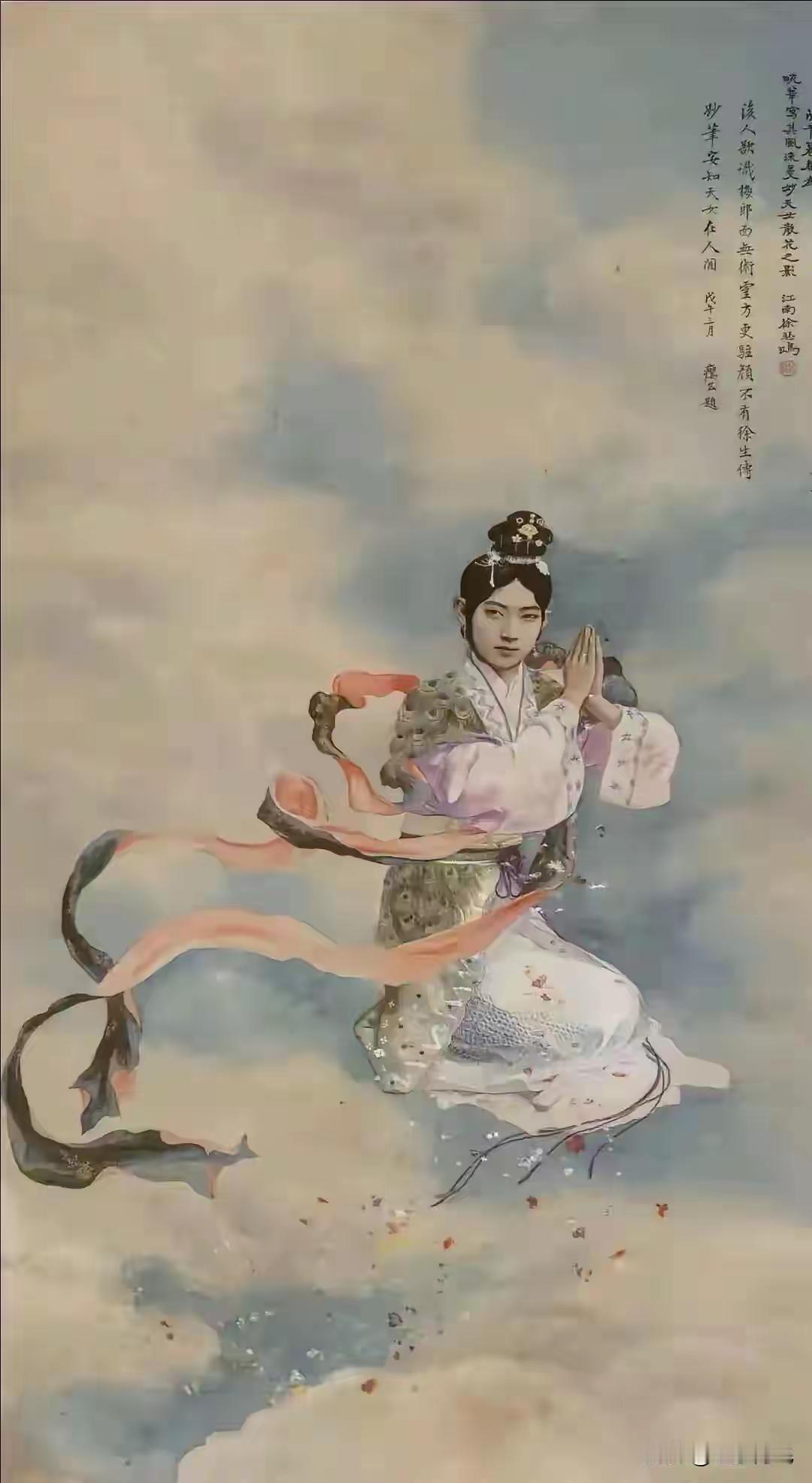 王铎：徐悲鸿的《天女散花》太棒了！