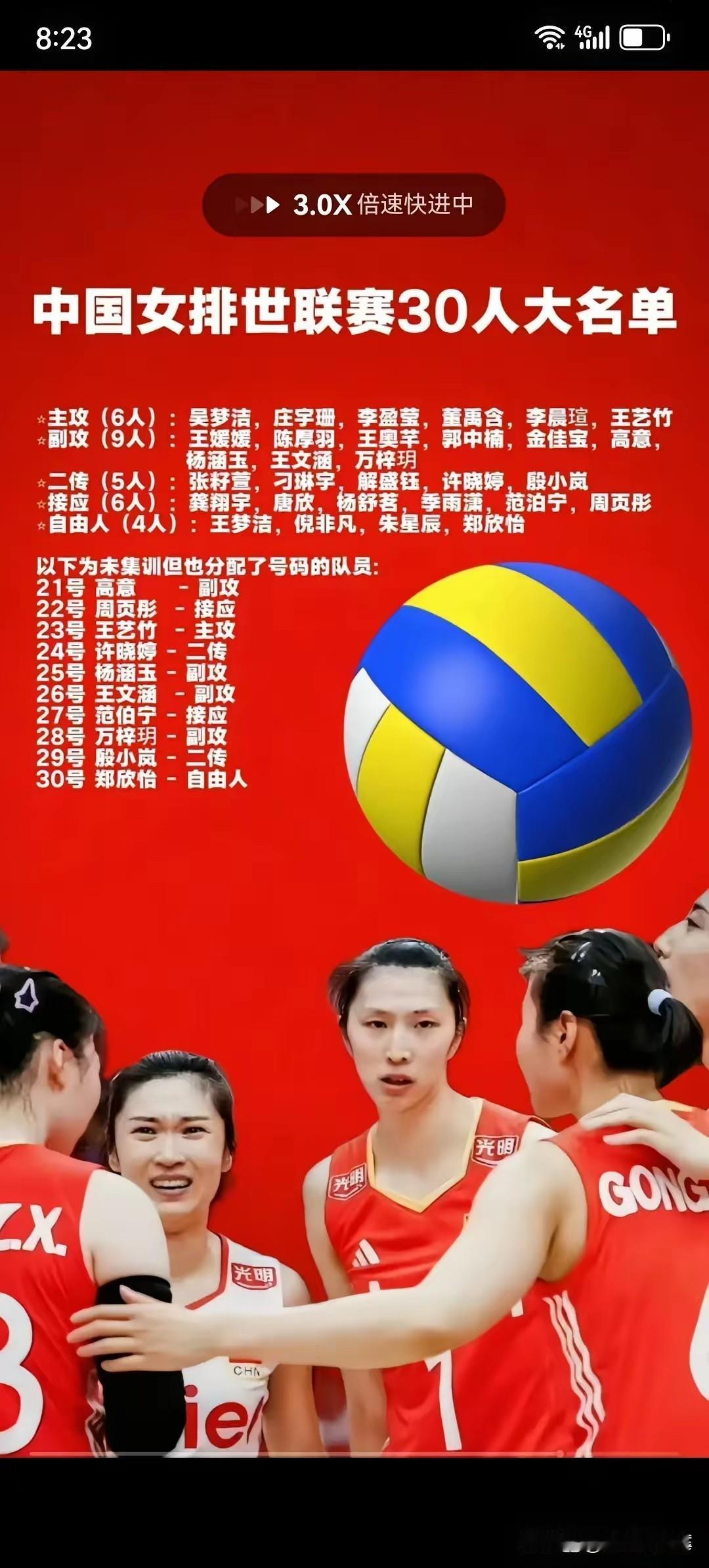 浅谈中国女排世联赛三十人大名单：原来排协一直都拿我们球迷当外人的！排协主席赖