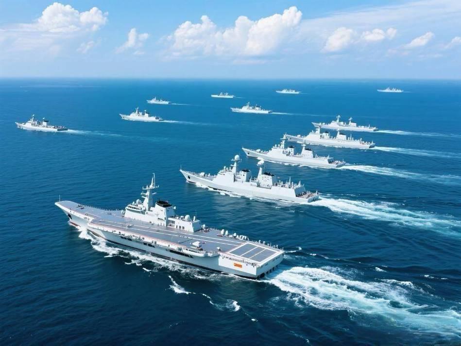 七国联军刚到，解放军18舰包抄，中美同时上场，菲律宾阴谋破产？南海这一局，中