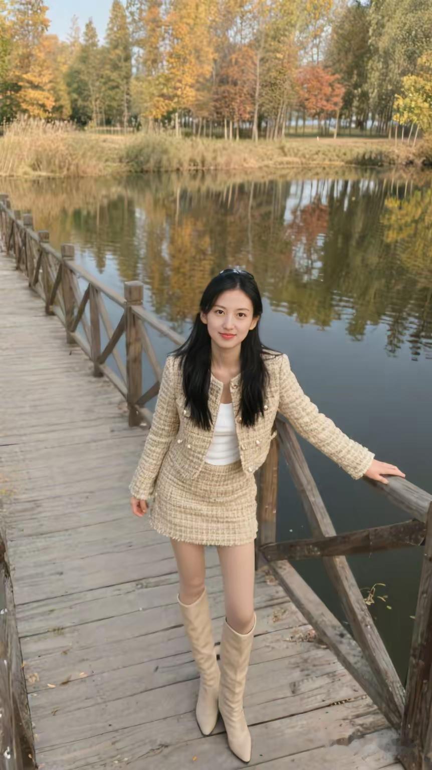 秋水共长天一色，人在画中游。