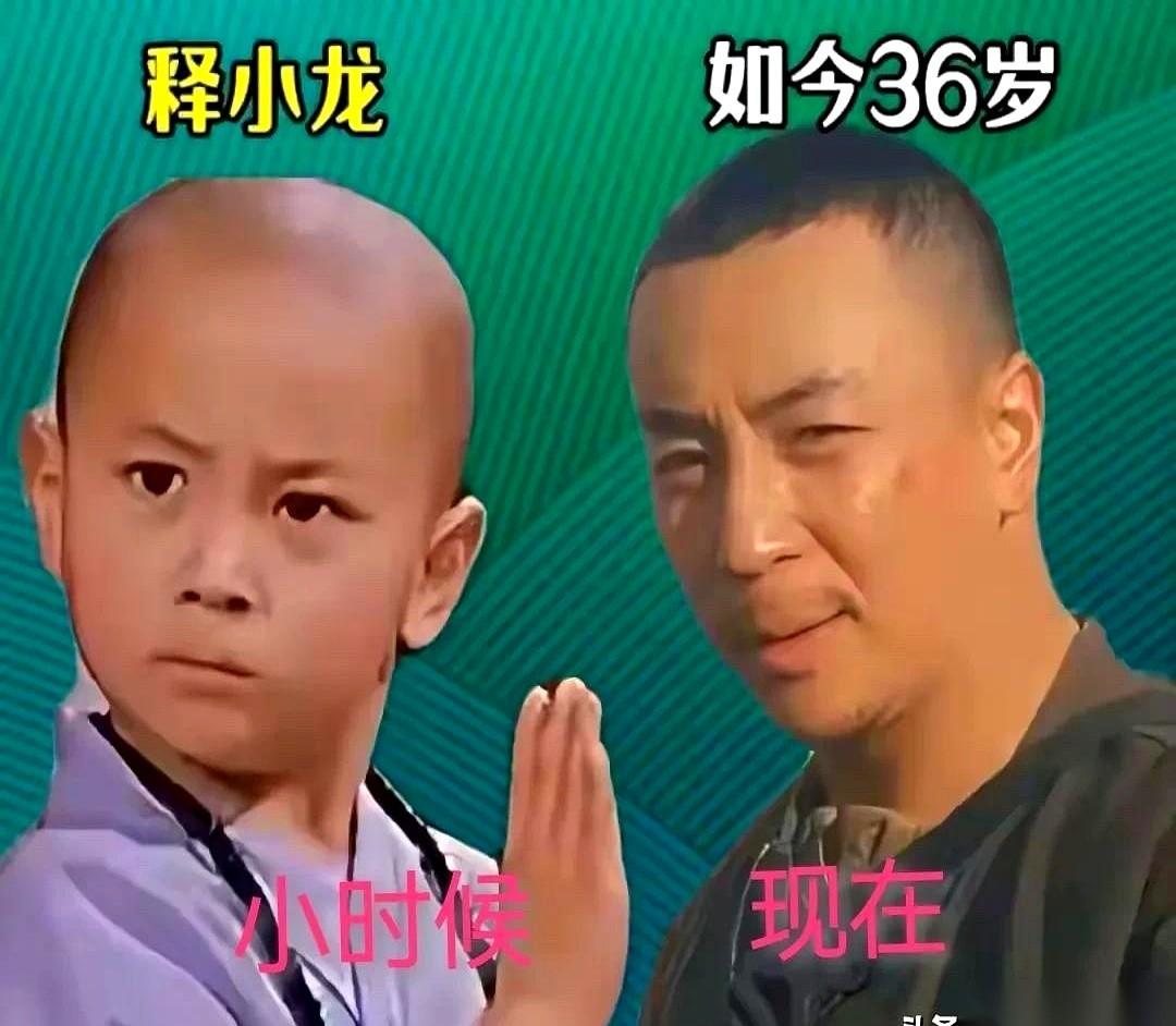 演《真命小和尚》的那个，今年40了。释小龙，36。郝邵文，那个戴着墨镜贱兮兮的