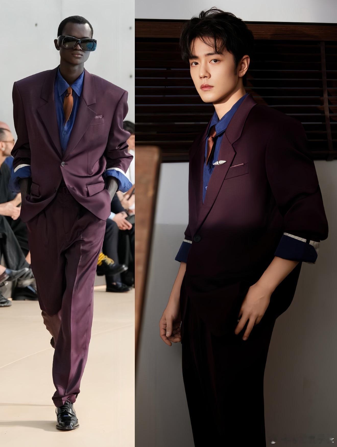 肖战YSL肖战，魏大勋，陈哲远，汪苏泷，撞衫不可怕，谁瞅谁尴尬，好看的人不怕