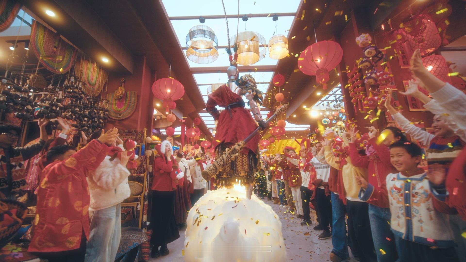 机器人全面入侵春晚居然在义乌分会场看到了机器人COS黑神话悟空太强辣世界义乌闪耀