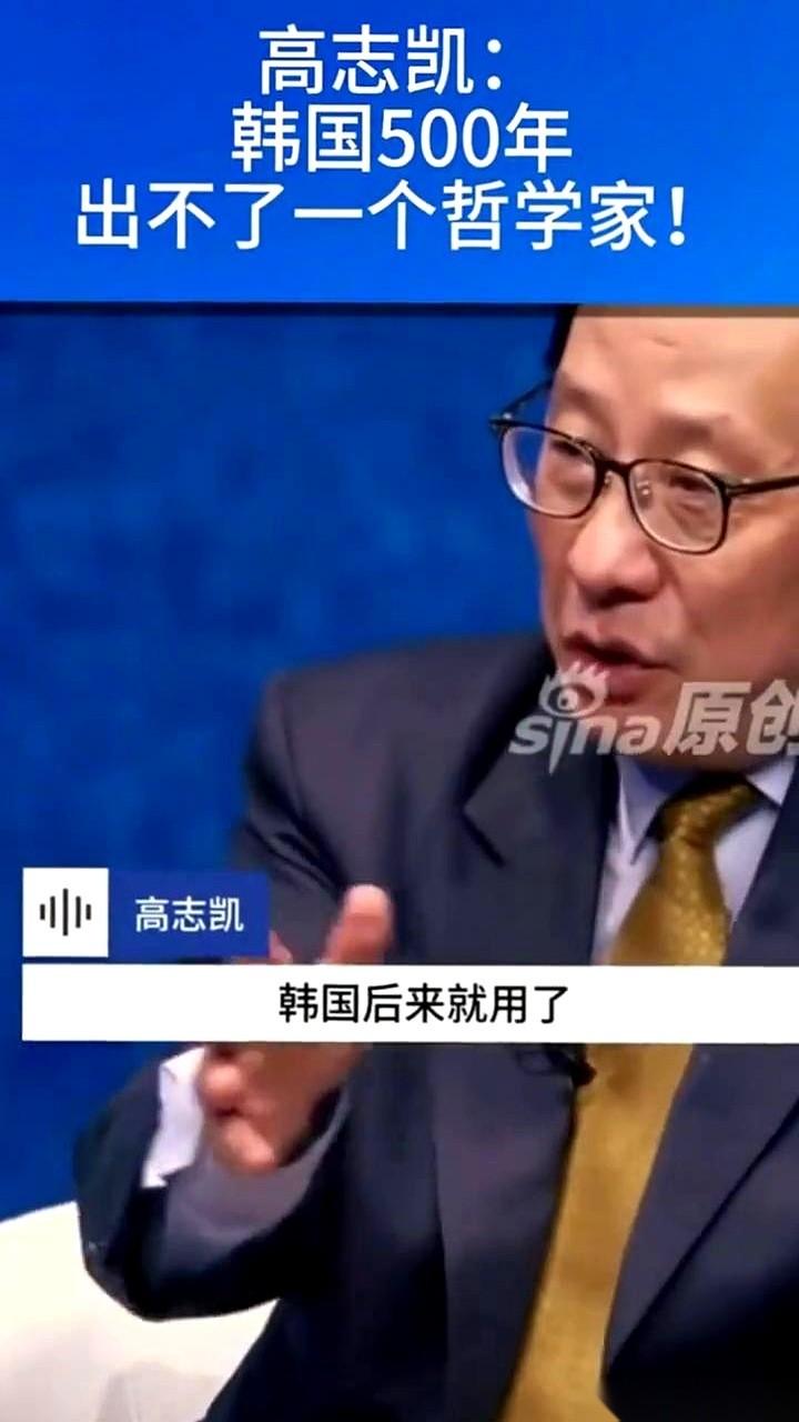高志凯当着几个韩国朋友的面，扔下了一句话。他说，就你们这种语言，500年，别想