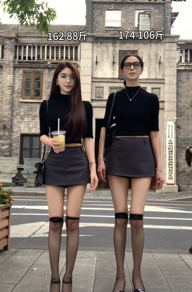 和妈妈相差12cm穿同一件衣服是什么感觉?