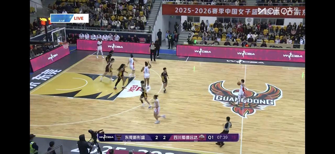 四川女篮打出了合理的防守强度！因为在第一节，东莞女篮早早的四犯了，而四川女篮