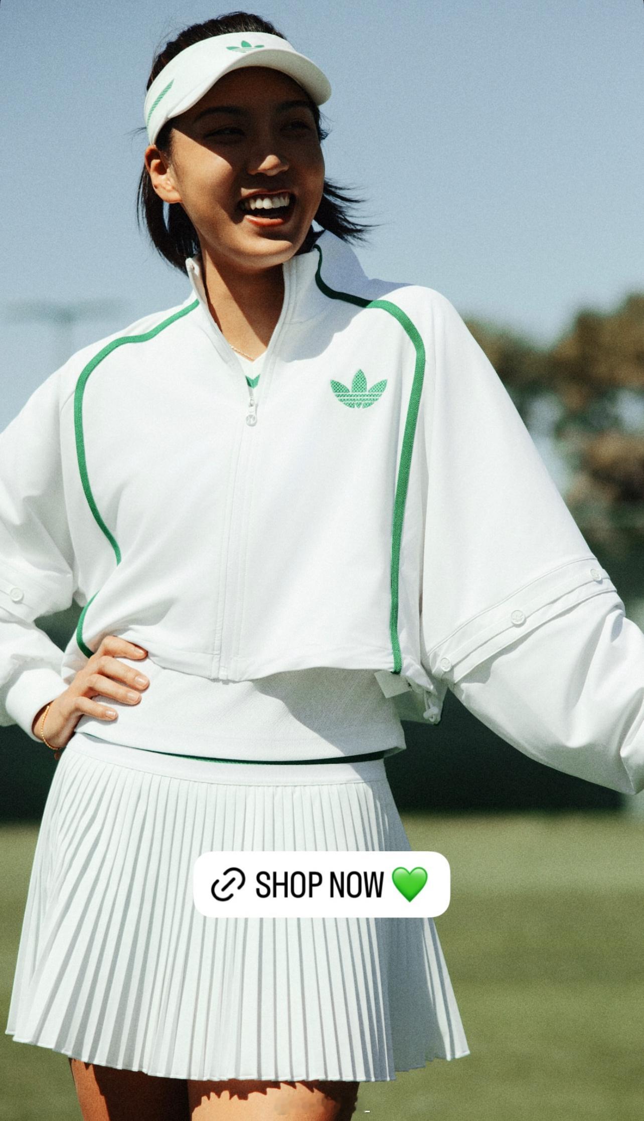 Adidas温网战袍，好看吗？[加油]网球时间到热点现场​​​