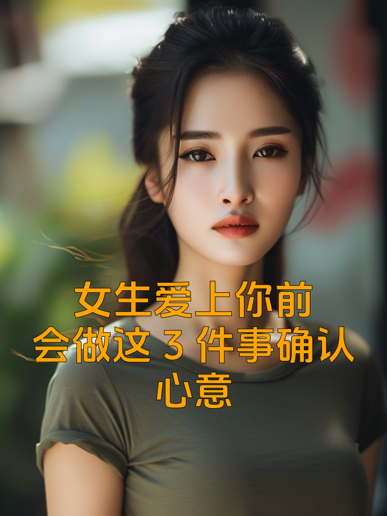 女生爱上你前，会做这3件事确认心意