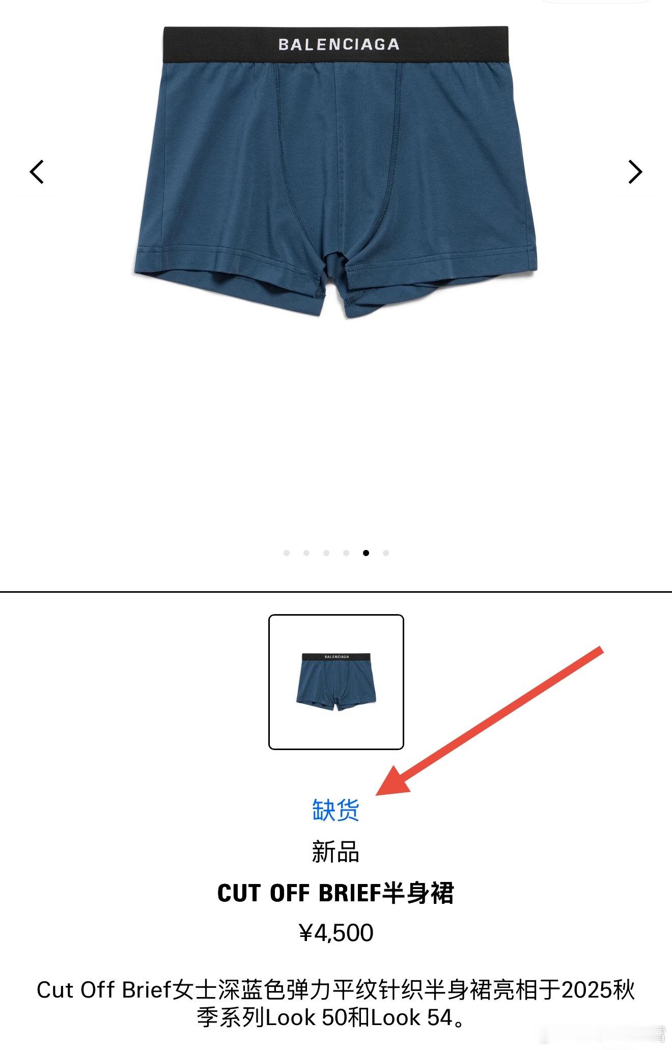 我只能说确实看不懂时尚，这是巴黎世家新推出来的女士半身裙，卖4500元人民币。当