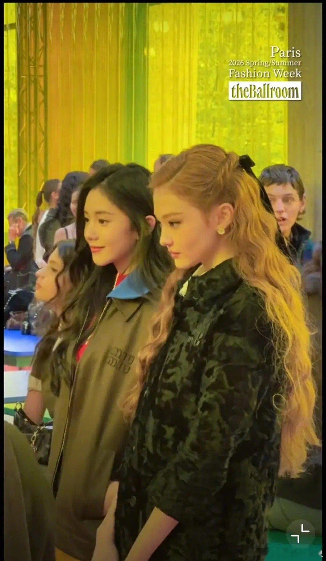 MiuMiu巴黎时装周这俩是miu今天表现最好的俩人吗？​​​
