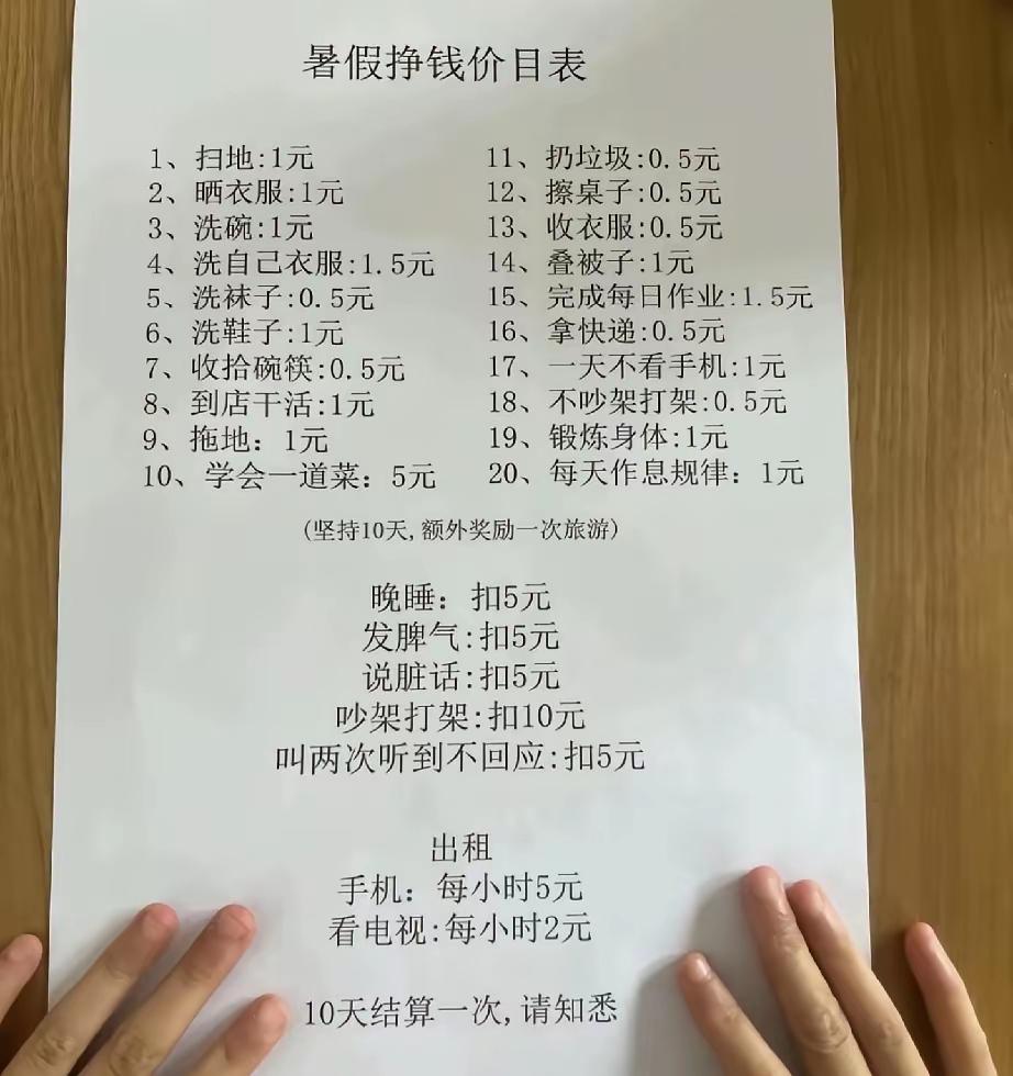 这娃真惨，估计暑假过完得欠一屁股债[捂脸哭][捂脸哭]