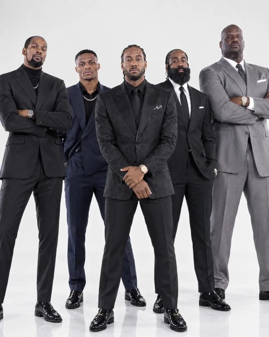 当NBA球星穿上西装！有点帅啊！NBA​​​