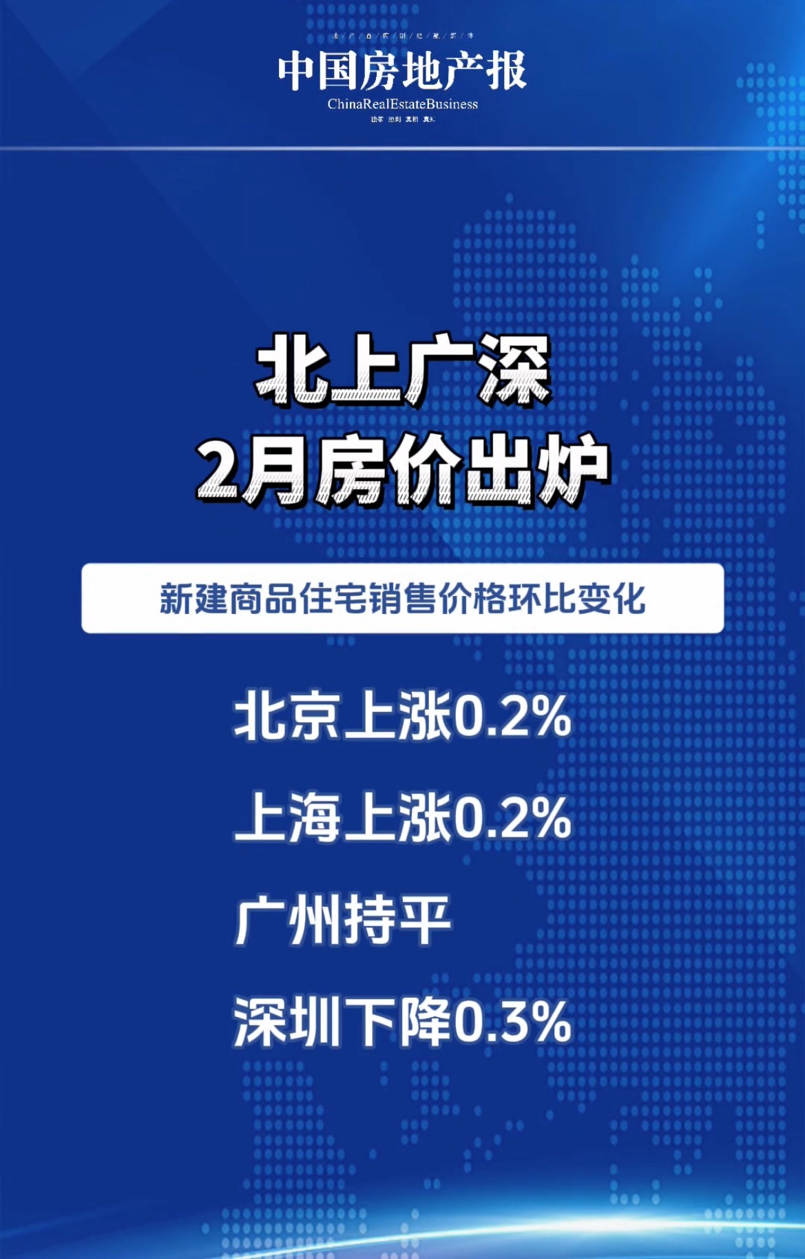 四个一线城市中，北京、上海已经实现新房和二手房同步上涨，其他城市还会远吗？