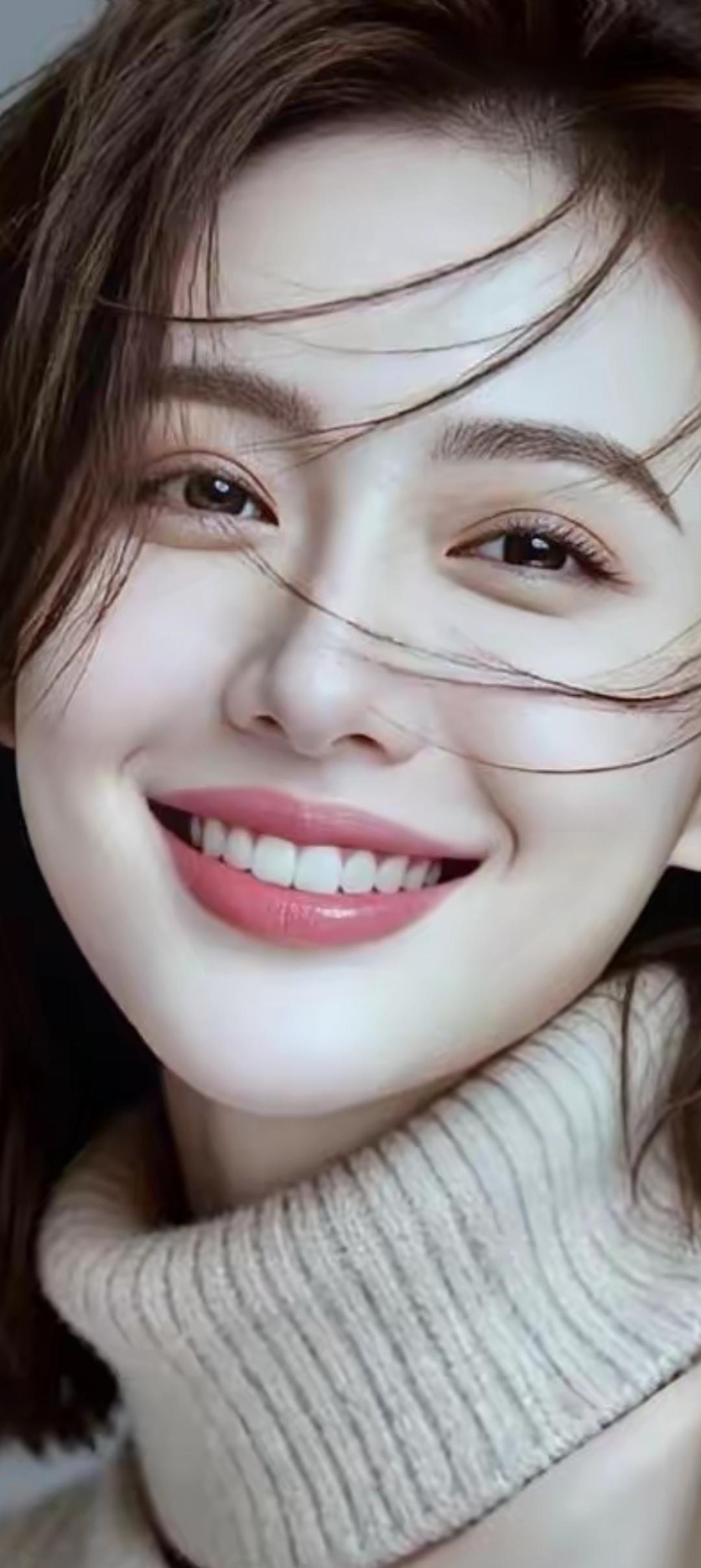 甜美笑容，温暖冬日，阳光女孩🌞