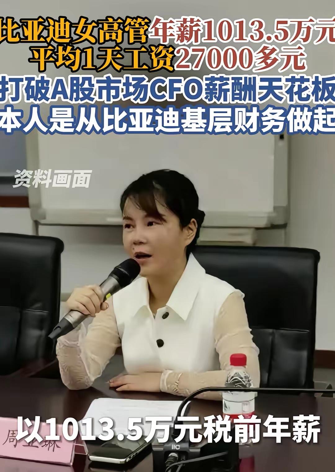 一天赚2.7万，公司利润还跌了19%。换成你，你敢给这个人涨薪吗？比亚迪那个