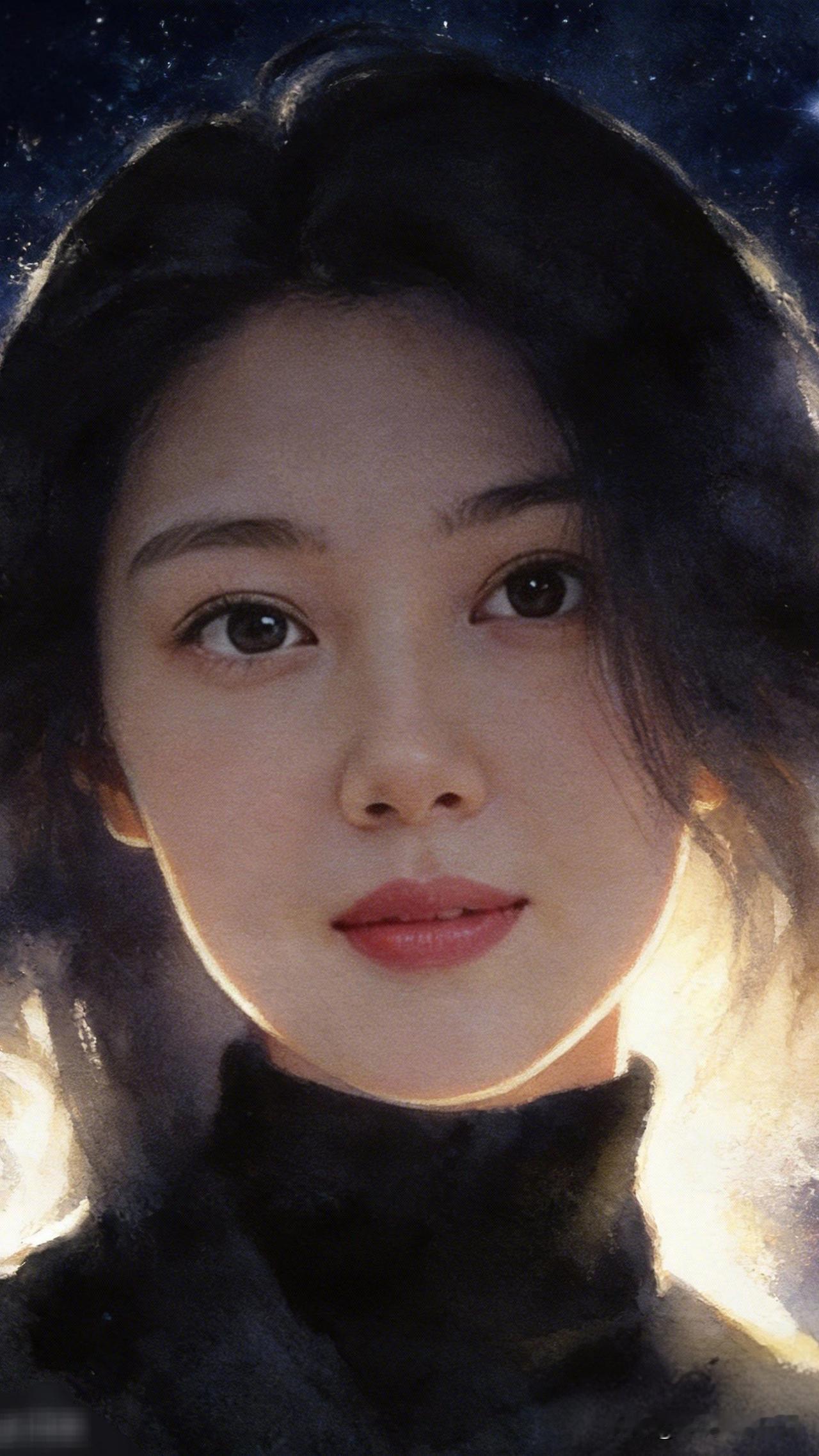 星河映月，美人如画。女人最耐看的长相是什么样的星河灿烂，照亮你的美丽。