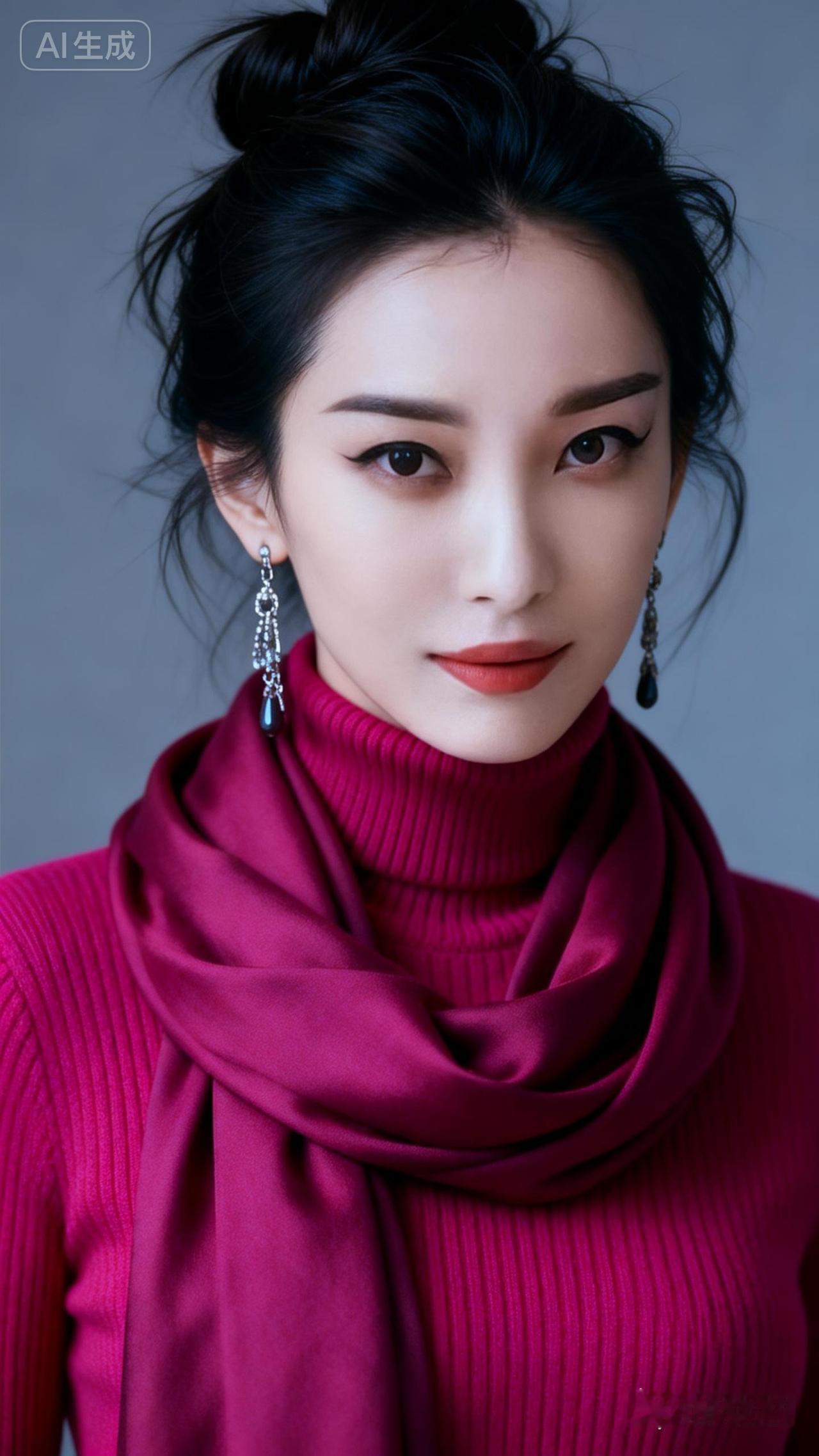 优雅红丝巾，尽显女性魅力！