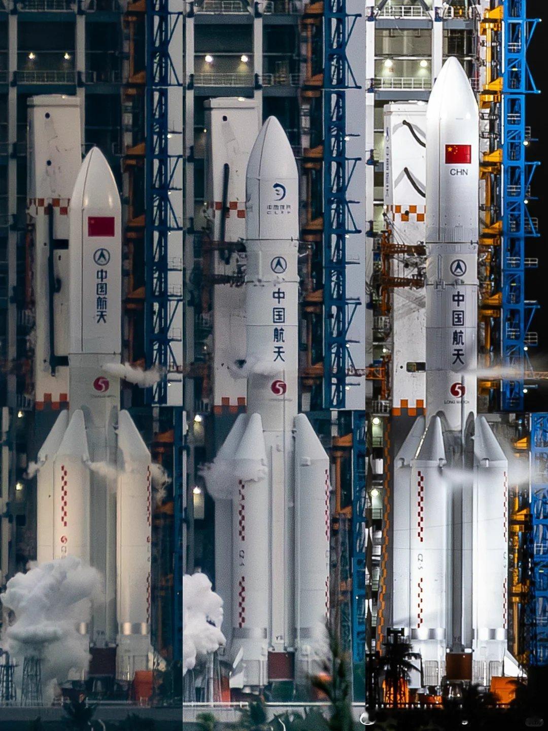 逐渐长高的长征-5