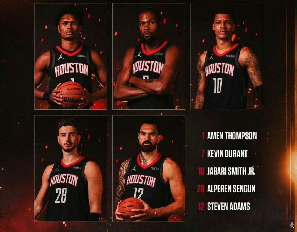 乌度卡表示亚当斯将在揭幕战对阵OKC的比赛中首发，直接上双塔👀所以揭幕