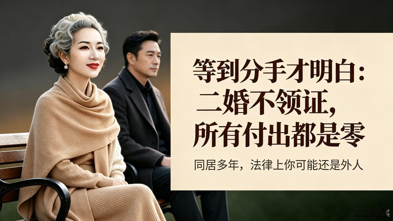 等到分手才明白：二婚不领证，所有付出都是零二婚的人吃过一次婚姻的苦，心里处处提