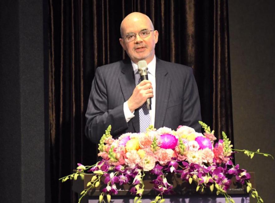 美国在台协会（AIT）发表声明，4月11日，针对郑丽文访陆，美国在台协会（A