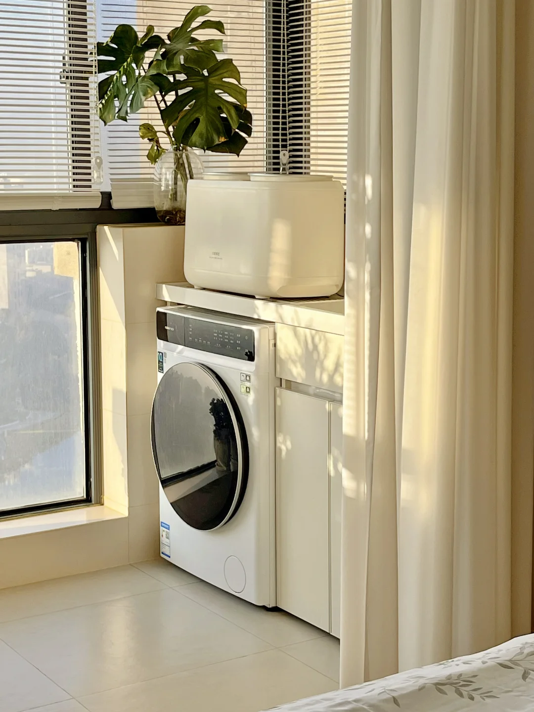 阳台太小不用愁～这样装超实用💯还显大‼️